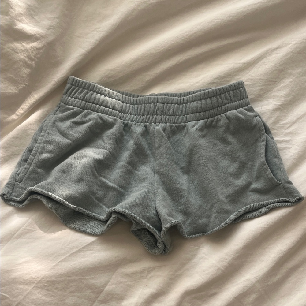 Garage Teal Sweat Shorts